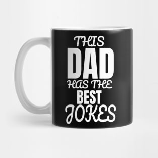 This Dad Has The Best Jokes Father's Day Gift Mug